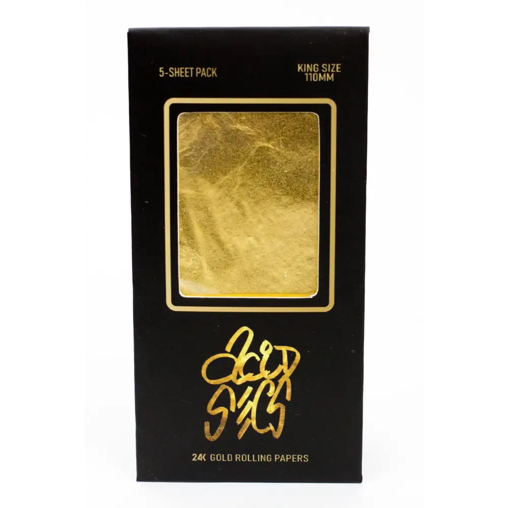 Acid Secs 24K Gold King size Rolling Paper_2