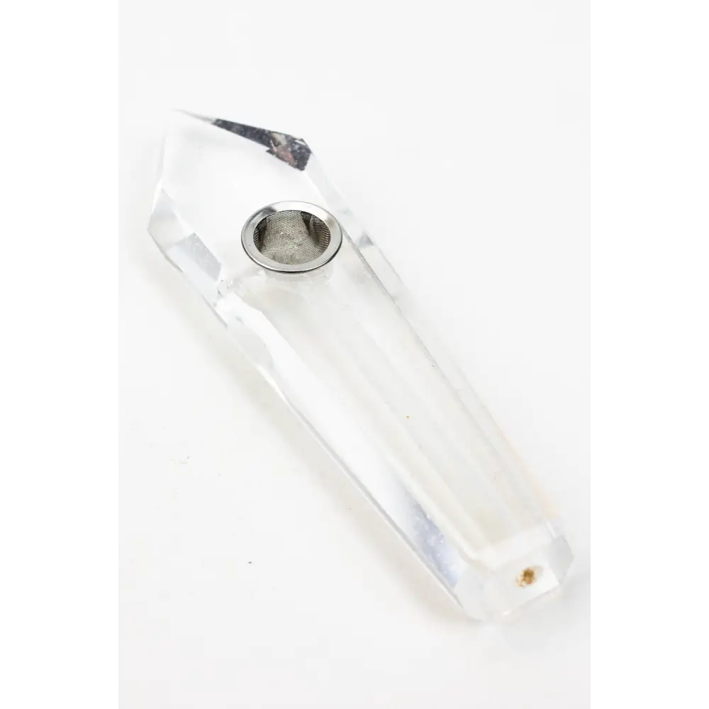 Acid Secs - Crystal Stone Smoking Pipe with choke hole_7