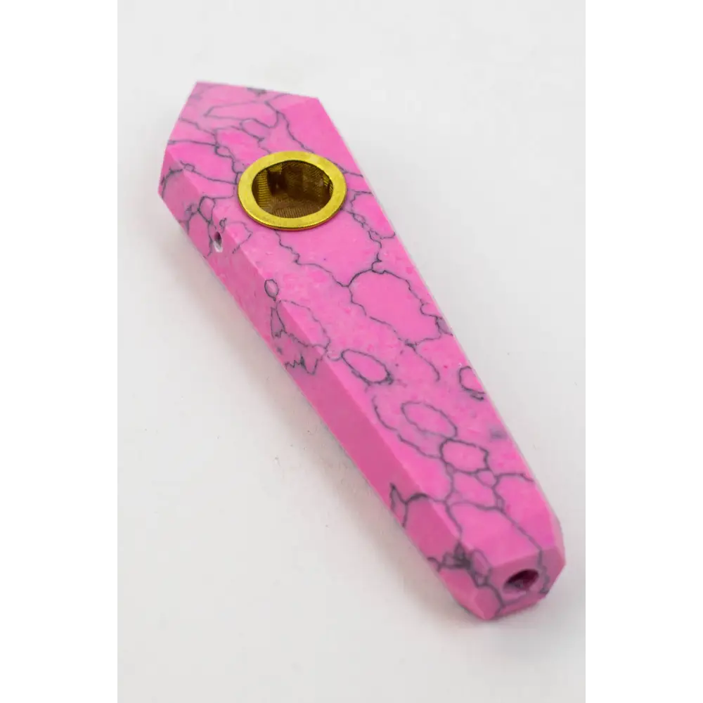 Acid Secs - Crystal Stone Smoking Pipe with choke hole_9