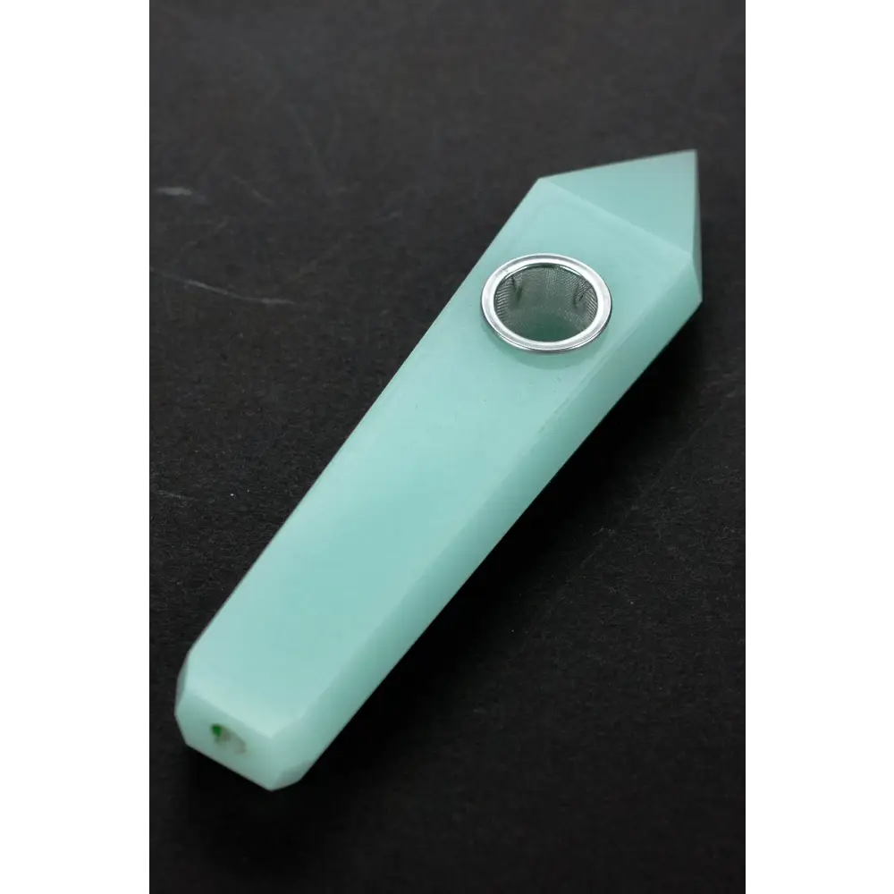 Acid Secs - Glow In The Dark Luminous Crystal Stone Smoking Pipe_5