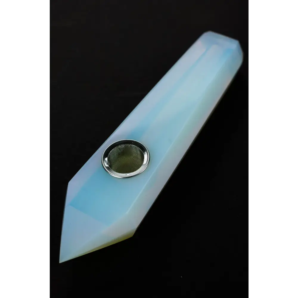 Acid Secs - Natural Plain Opal Smoking Pipe_2