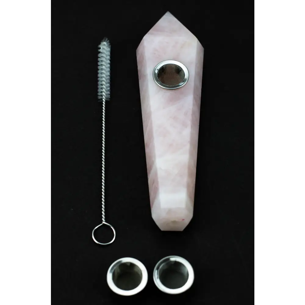 Acid Secs - Pink Rose Quartz Smoking Pipe_1