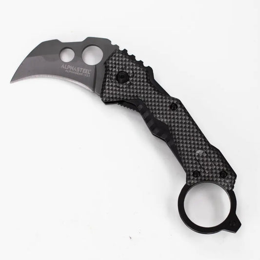 ALPHASTEEL | 7" Folding pocket knife [DA308]_0