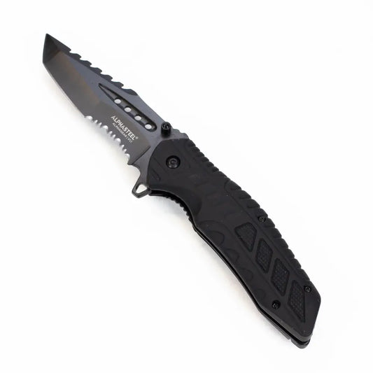 ALPHASTEEL Hunting Knife - Black Rider_0