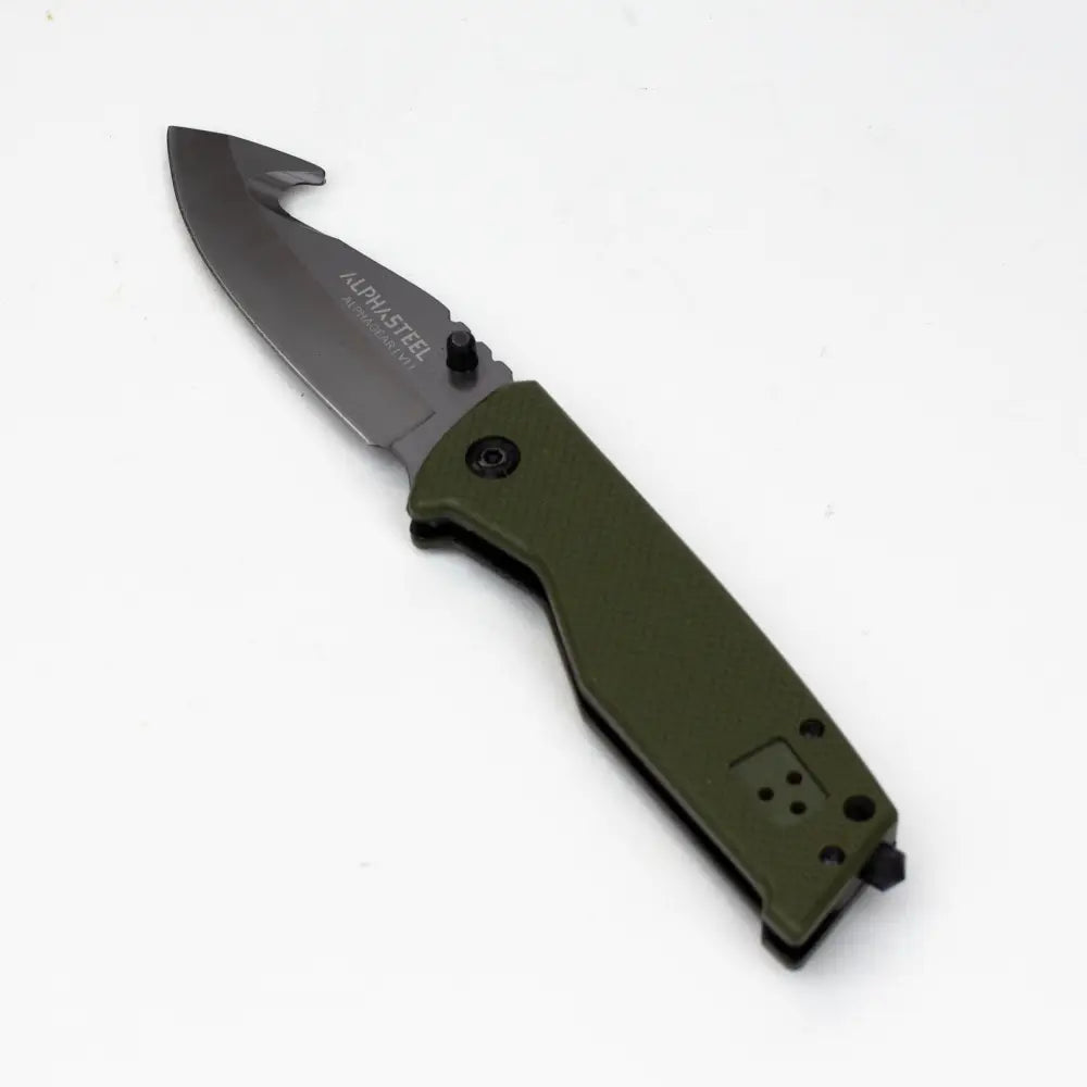 ALPHASTEEL Hunting Knife - Military Fold_0