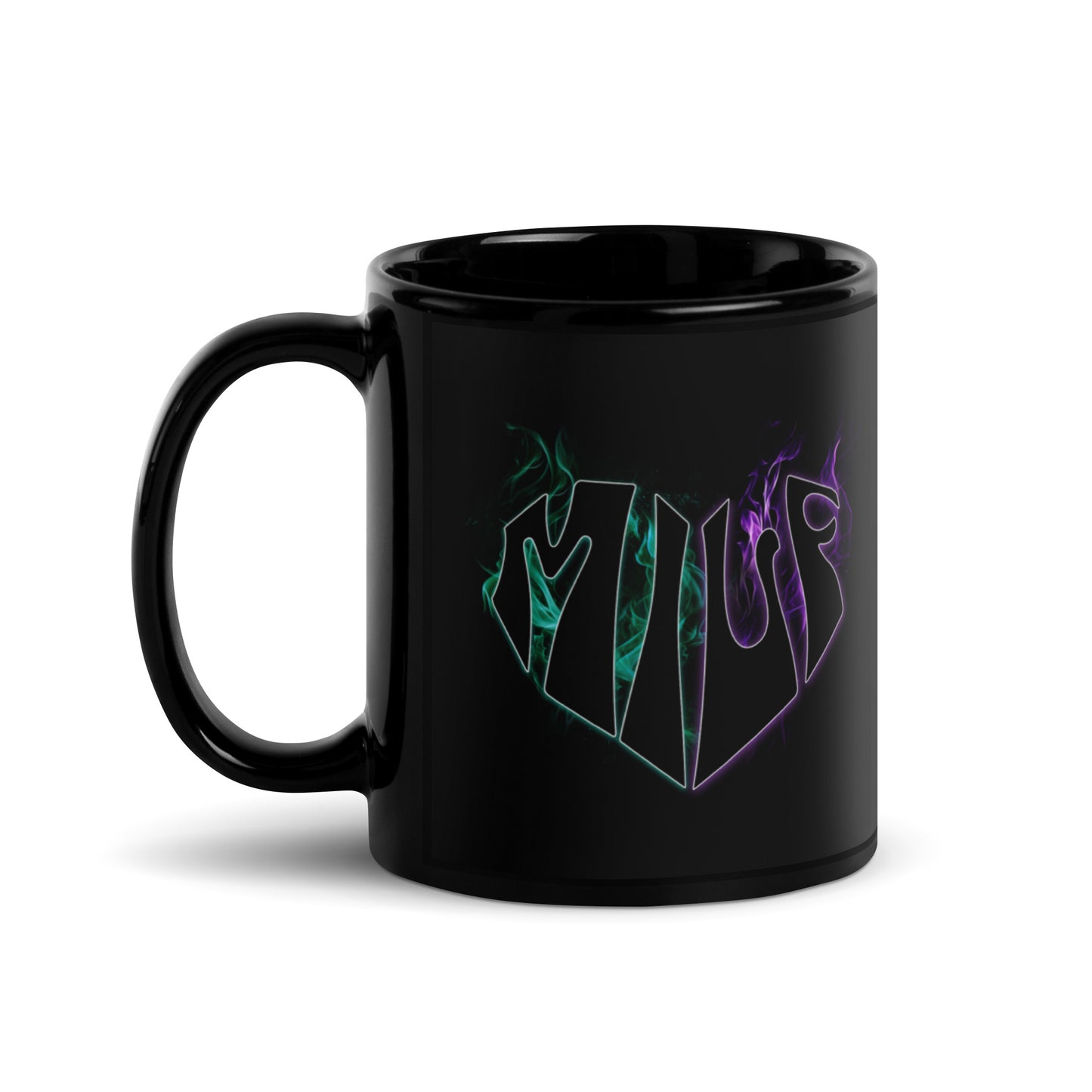 Black Glossy Mug milf
