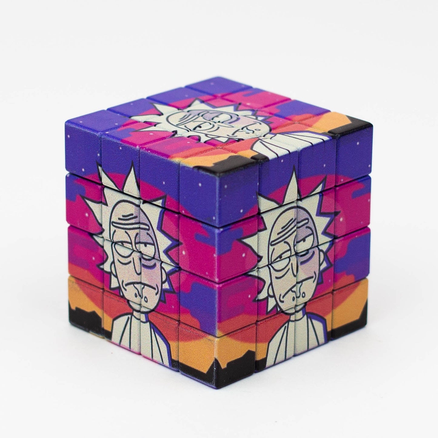 Cartoon Cube Herb Grinder - 4 Parts_13