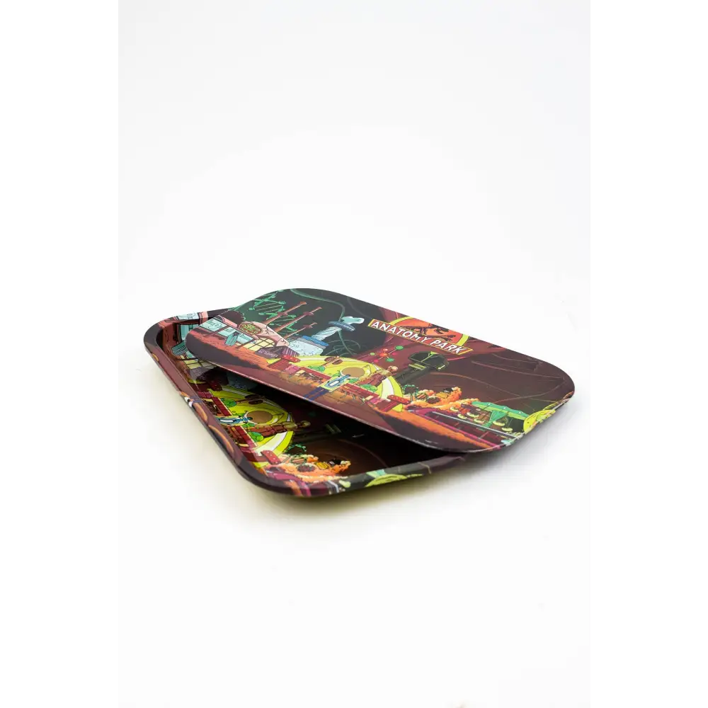 Cartoon Medium Rolling Tray with Magnetic Lid_0