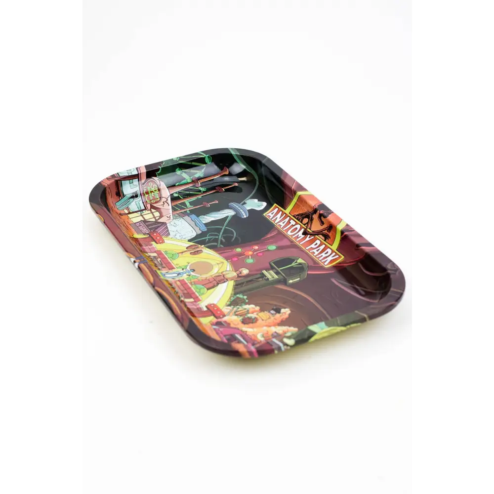 Cartoon Medium Rolling Tray with Magnetic Lid_3