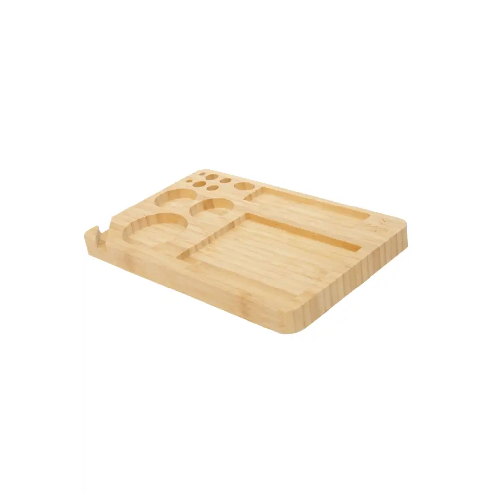 Choice Leaf Wood Rolling Tray_0