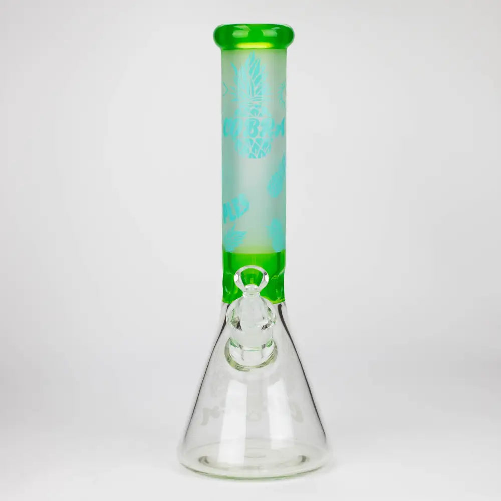 COBRA | 13.5" sandblasted pineapple 7 mm glass bong [LL023]_3