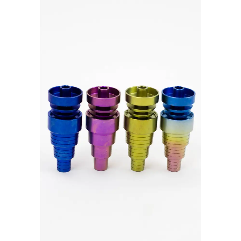 Color Titanium 6-in-1  Domeless Nail_0