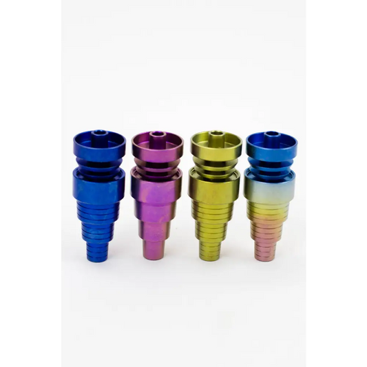 Color Titanium 6-in-1  Domeless Nail_0