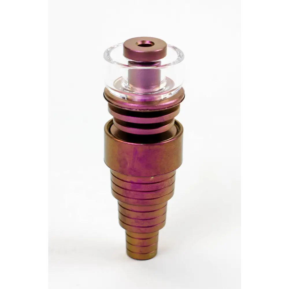 Color Titanium Domeless Nail with quartz dish_4