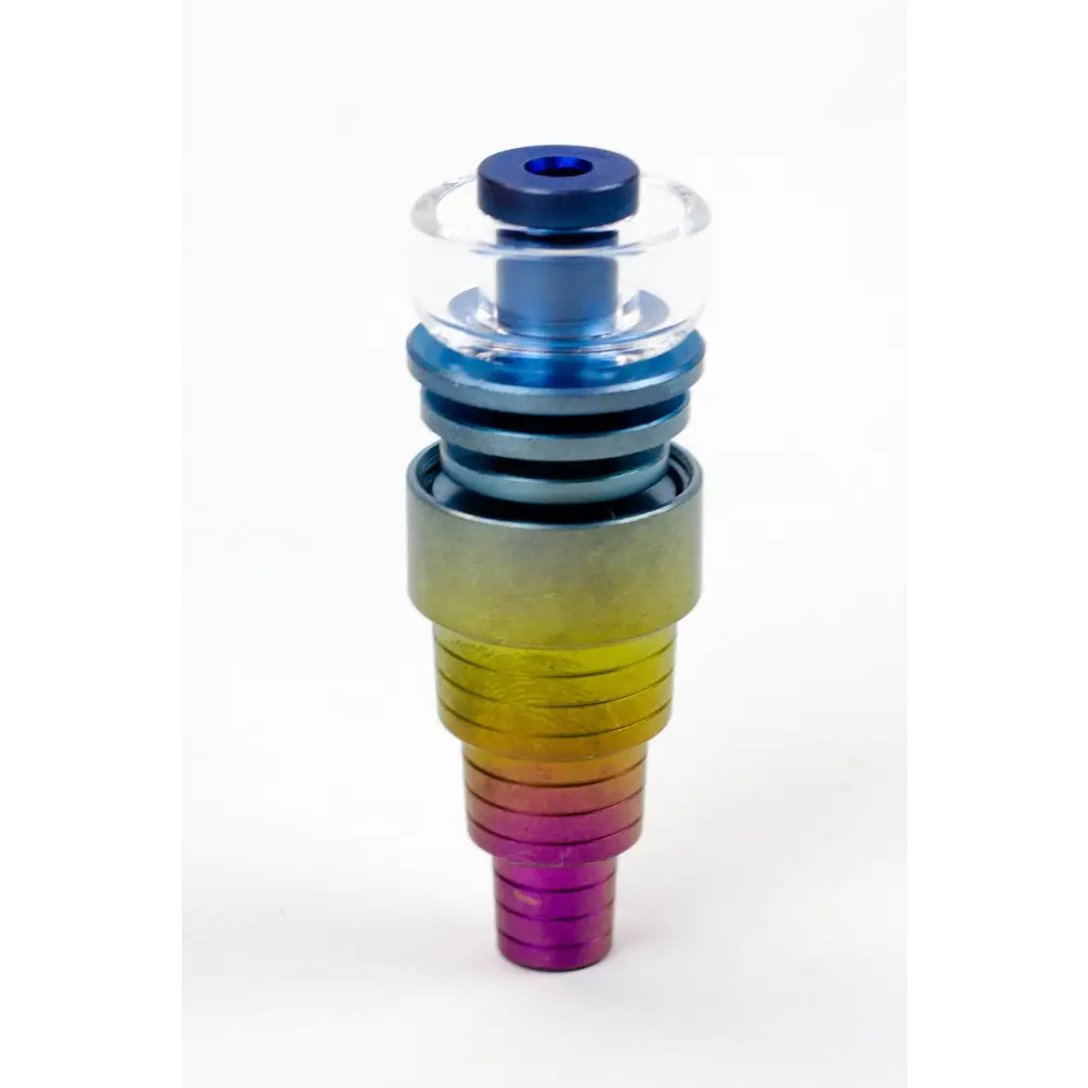 Color Titanium Domeless Nail with quartz dish_6