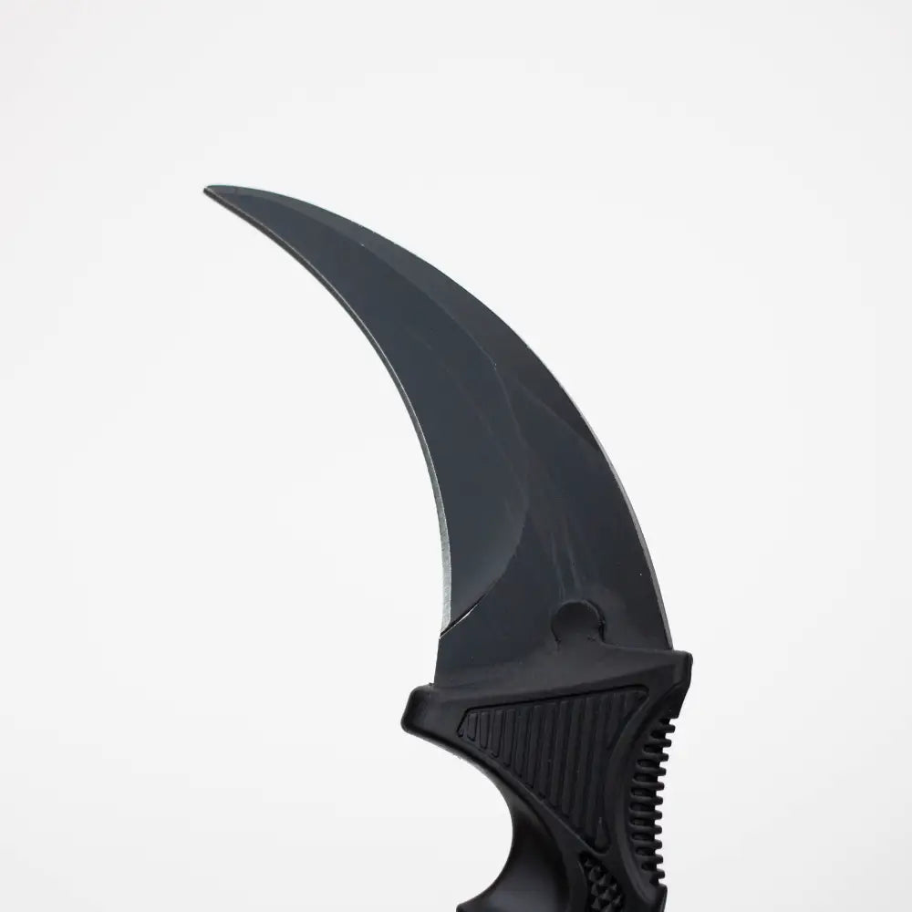 Defender 7.5" All  Black Karambit Stainless Steel Tactical Hunting  Knife Sheath [13639]_2