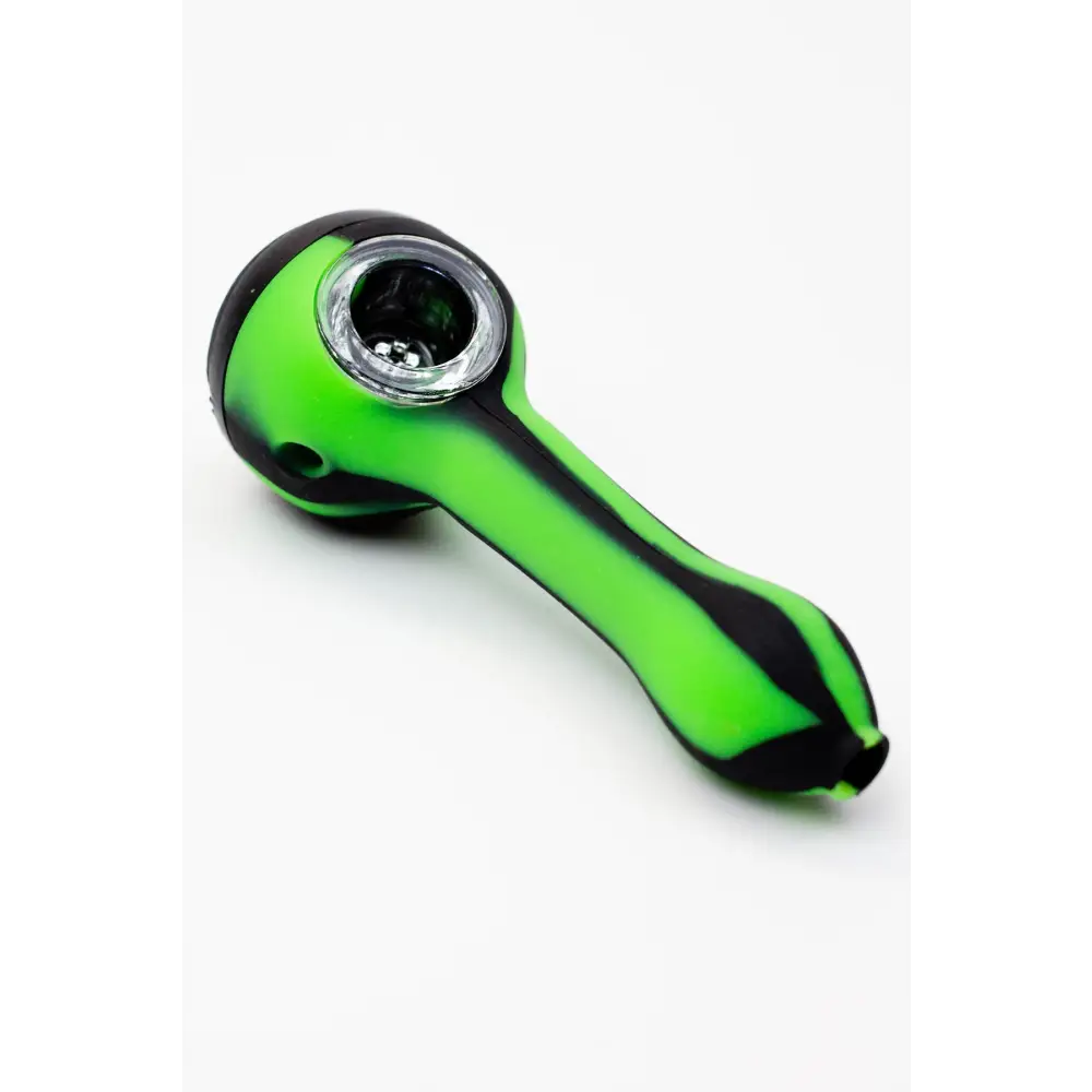 EYE Silicone hand pipe with glass bowl_3