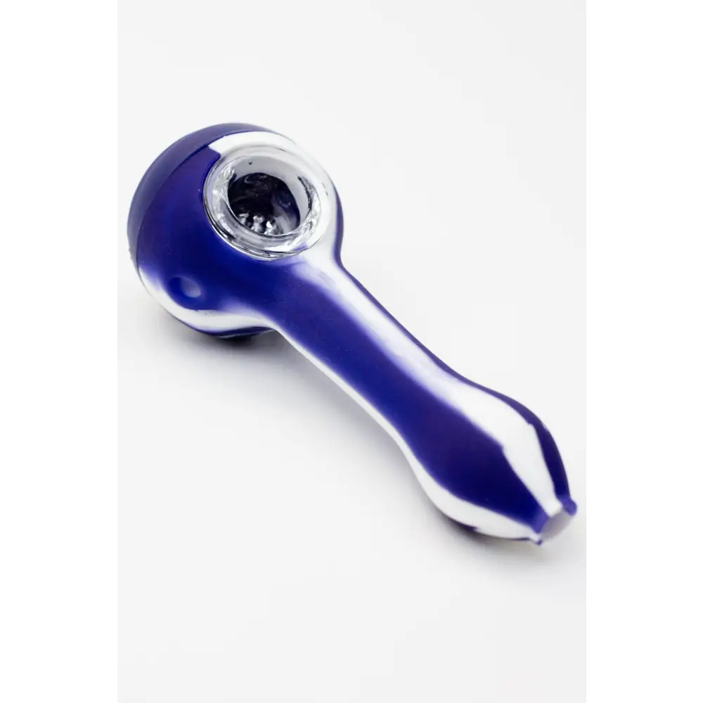 EYE Silicone hand pipe with glass bowl_2