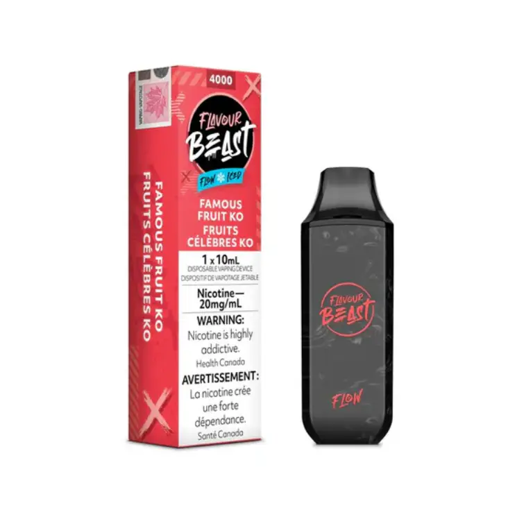 FLAVOUR BEAST FLOW ICED 4000 PUFF DISPOSABLE - Vape Devices