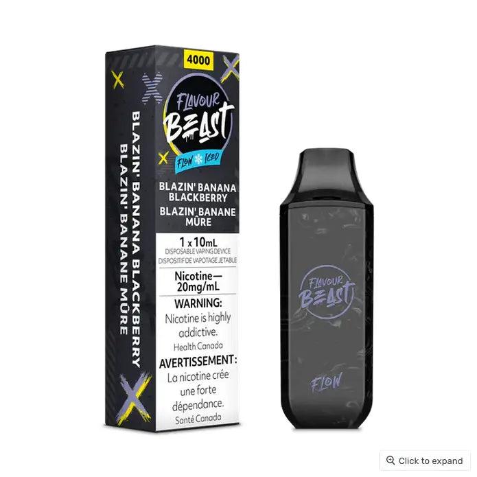 FLAVOUR BEAST FLOW ICED 4000 PUFF DISPOSABLE - Vape Devices