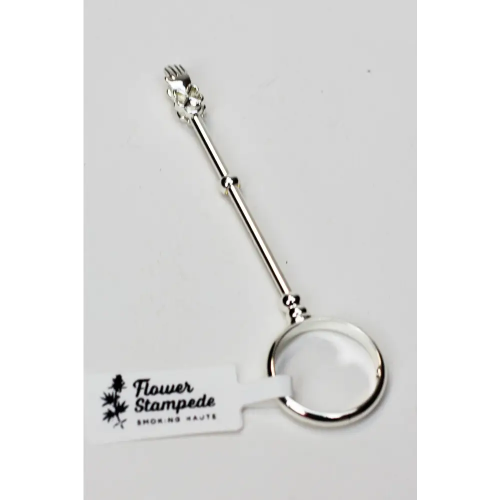 Flower Stampede Ring Roach Clip_4