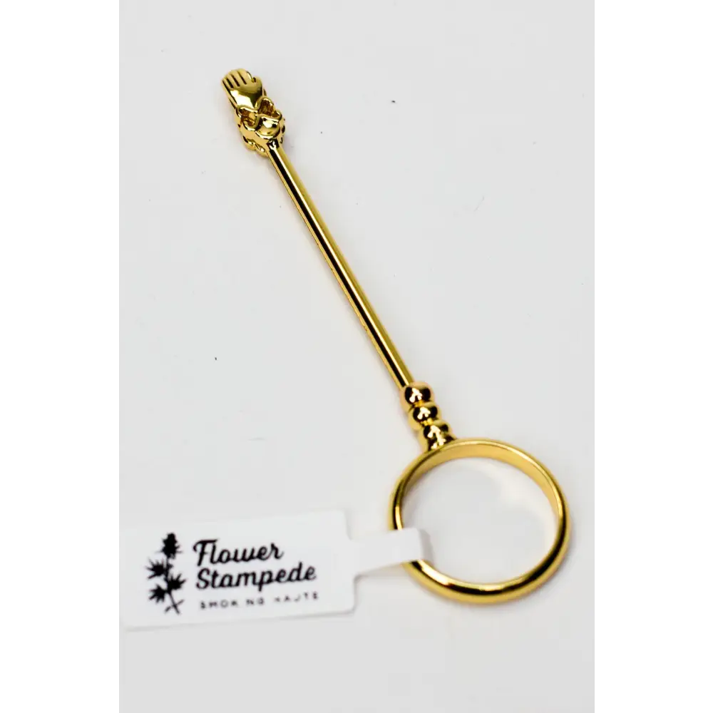 Flower Stampede Ring Roach Clip_3