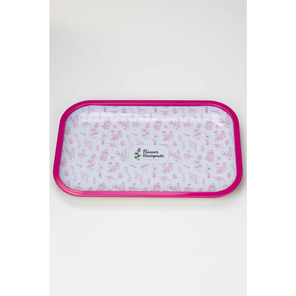 Flower Stampede Signature Floral Pattern Rolling Tray_1