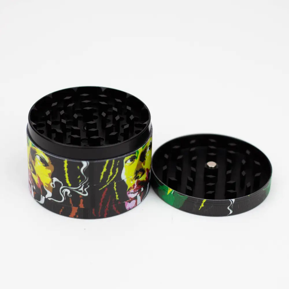 GENIE 4 parts 63 mm Rasta man metal grinder Box of 6 [SSP057]_4