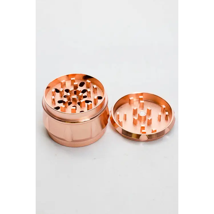 Genie 4 parts rose gold metal grinder_2