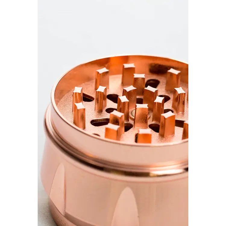 Genie 4 parts rose gold metal grinder_3