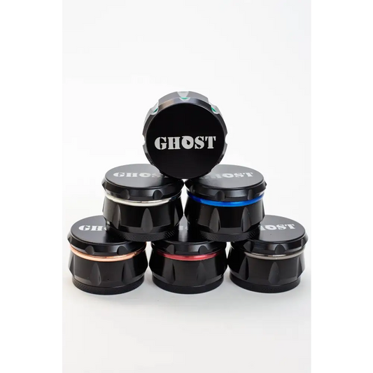 GHOST 4 parts black herb grinder_0