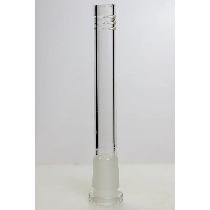 Glass open ended 6 slits downstem_4