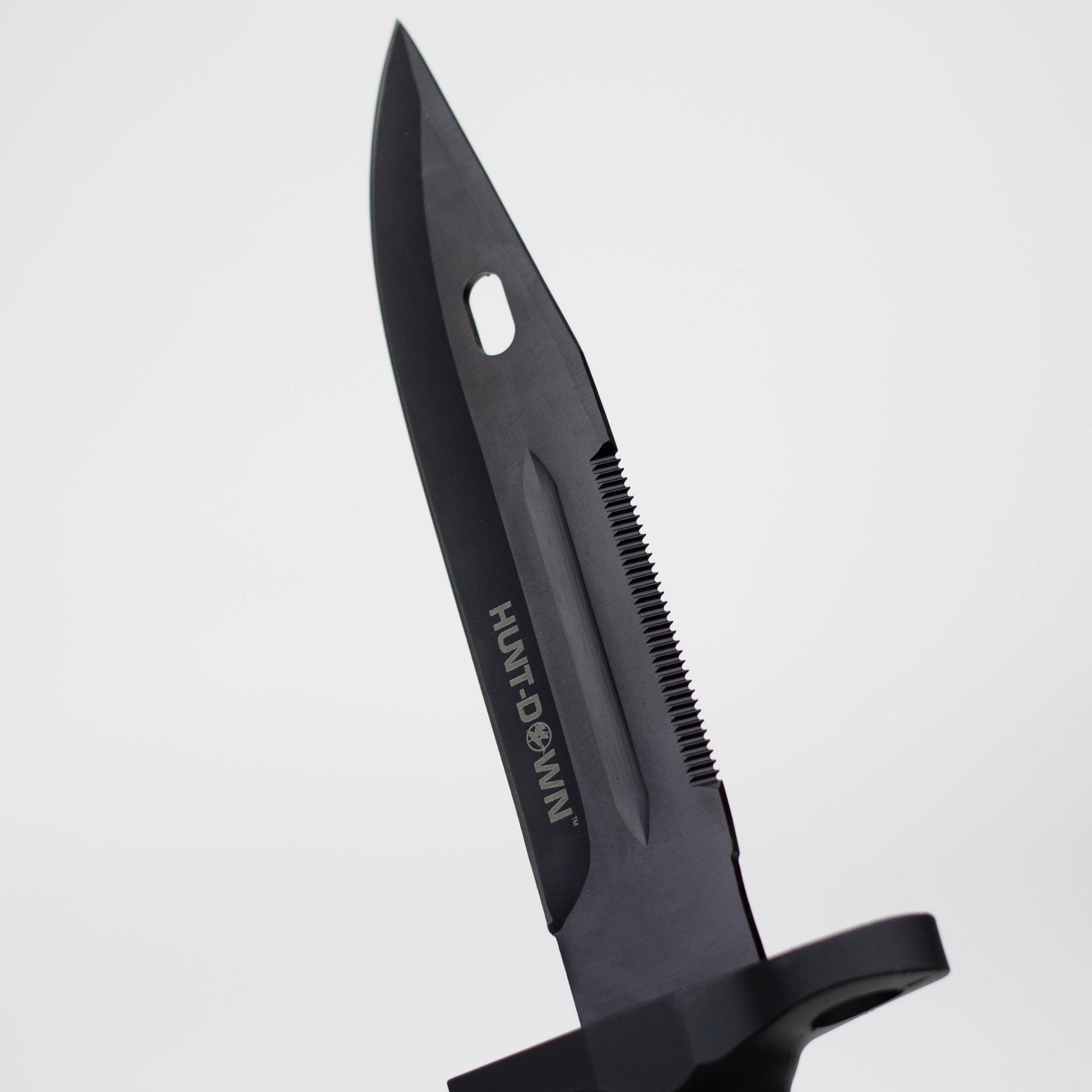 Hunt-Down 12.5"  All Black Hunting Knife [HD-13395]_3