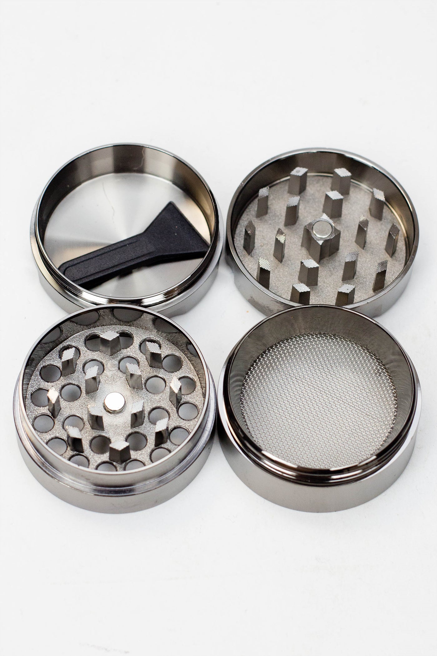 Infyniti 4 parts small Rasta leaf herb grinder_3