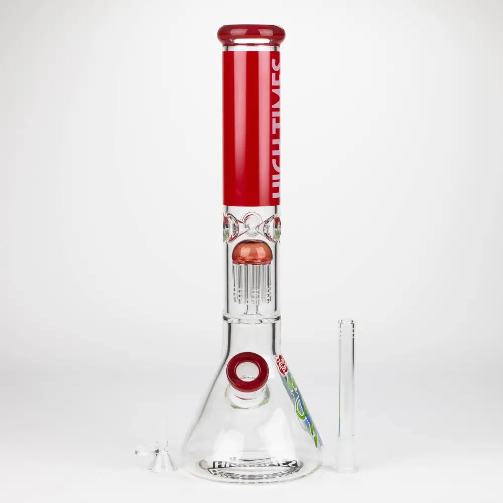 Infyniti | High Times 16" 7 mm classic beaker water bong with tree arm percolator [HIT10200GP]_2