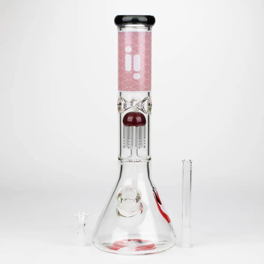 Infyniti | Untamed 14" 7 mm classic beaker water bong - Crane [GP2020]_2