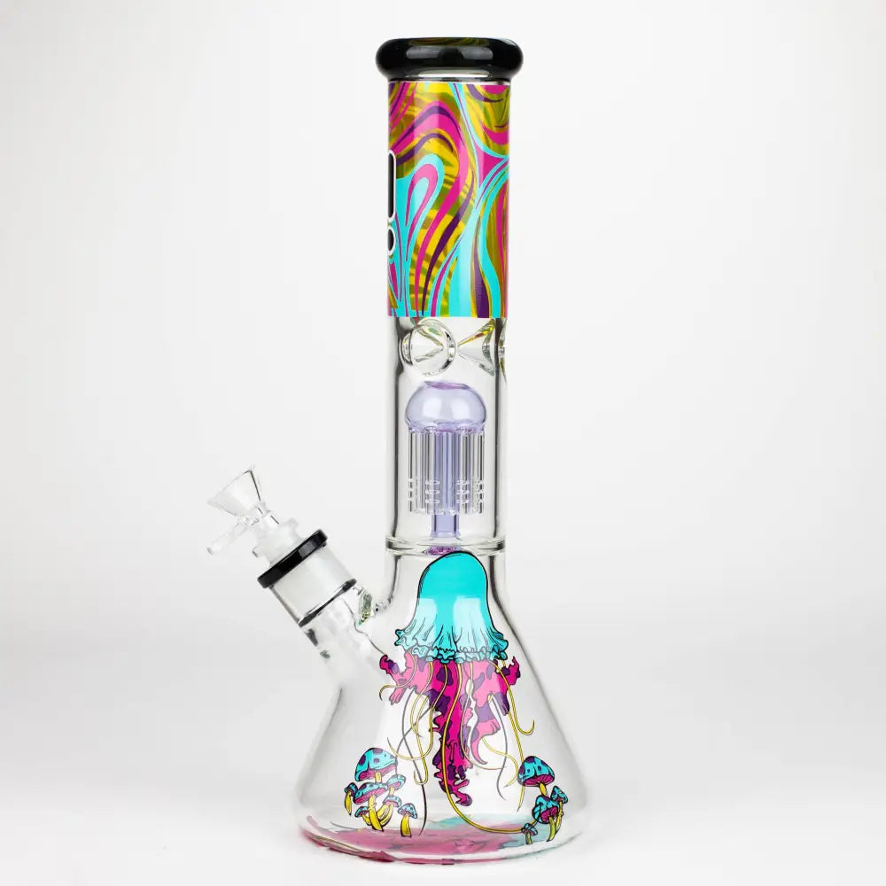 Infyniti | Untamed 14" 7 mm classic beaker water bong - Jellyfish [GP2016]_4