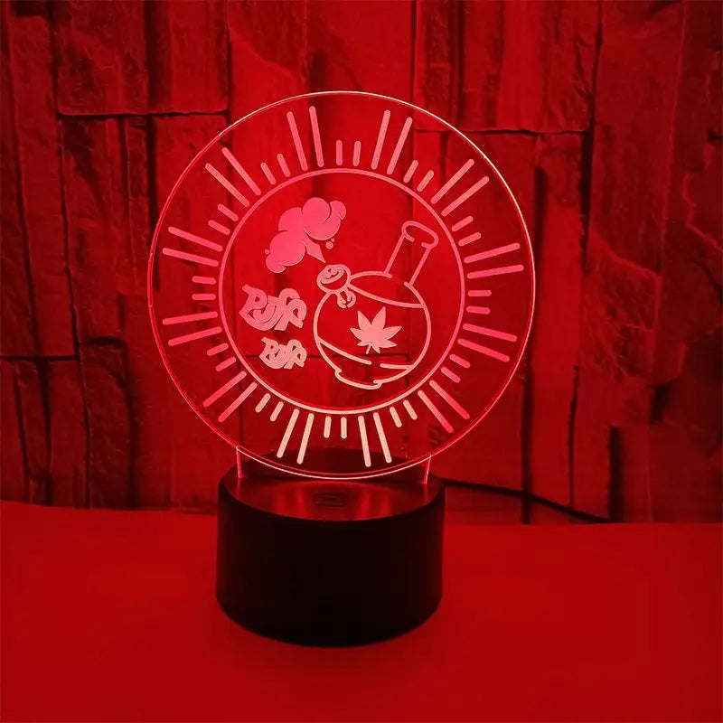 LED Table Lamp – 3D Night Light Optical Visual Illusion_8