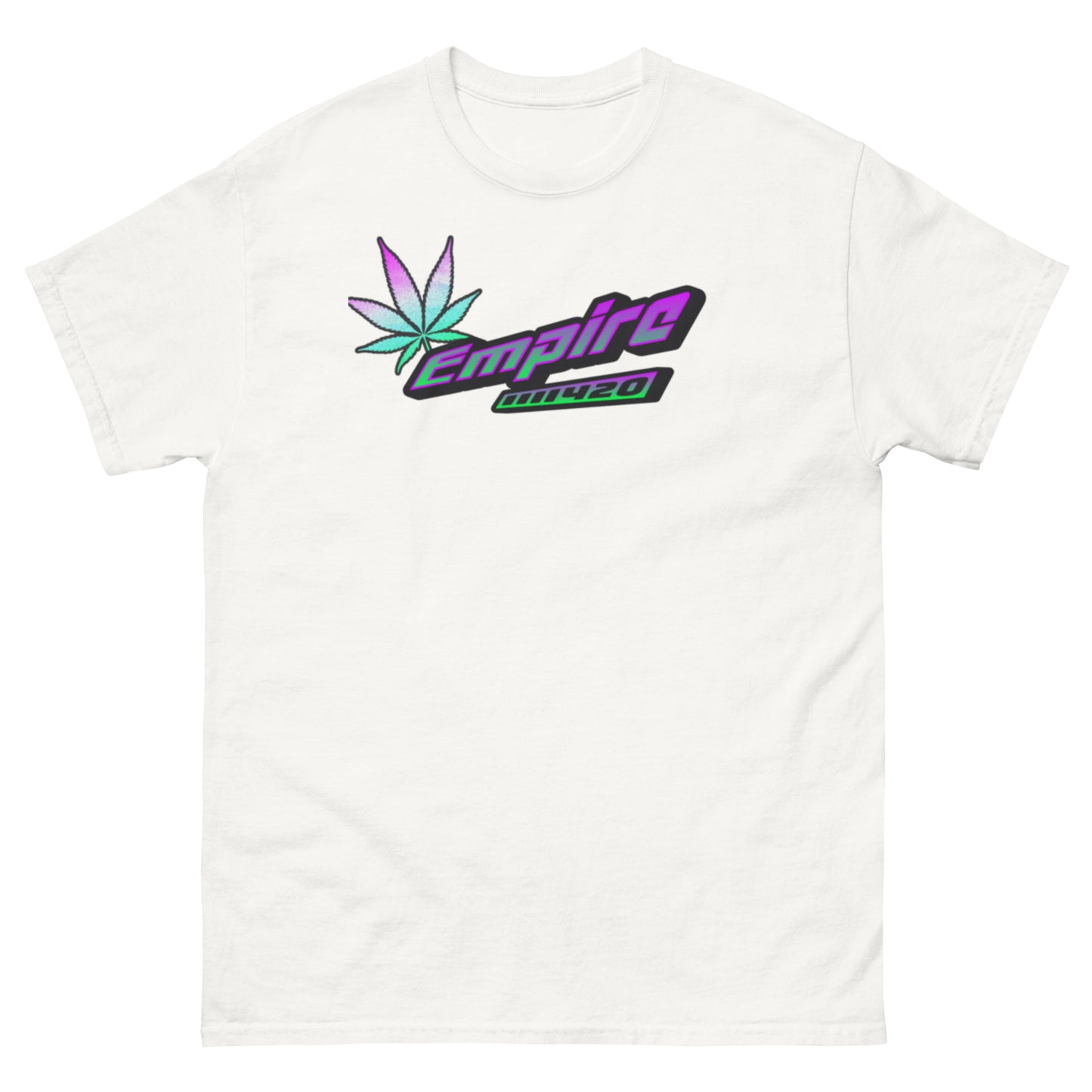 Men's classic tee empire logo  weed