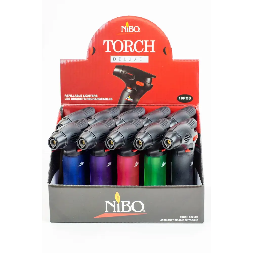 New! Nibo easy grip deluxe torch lighter Box of 10_1