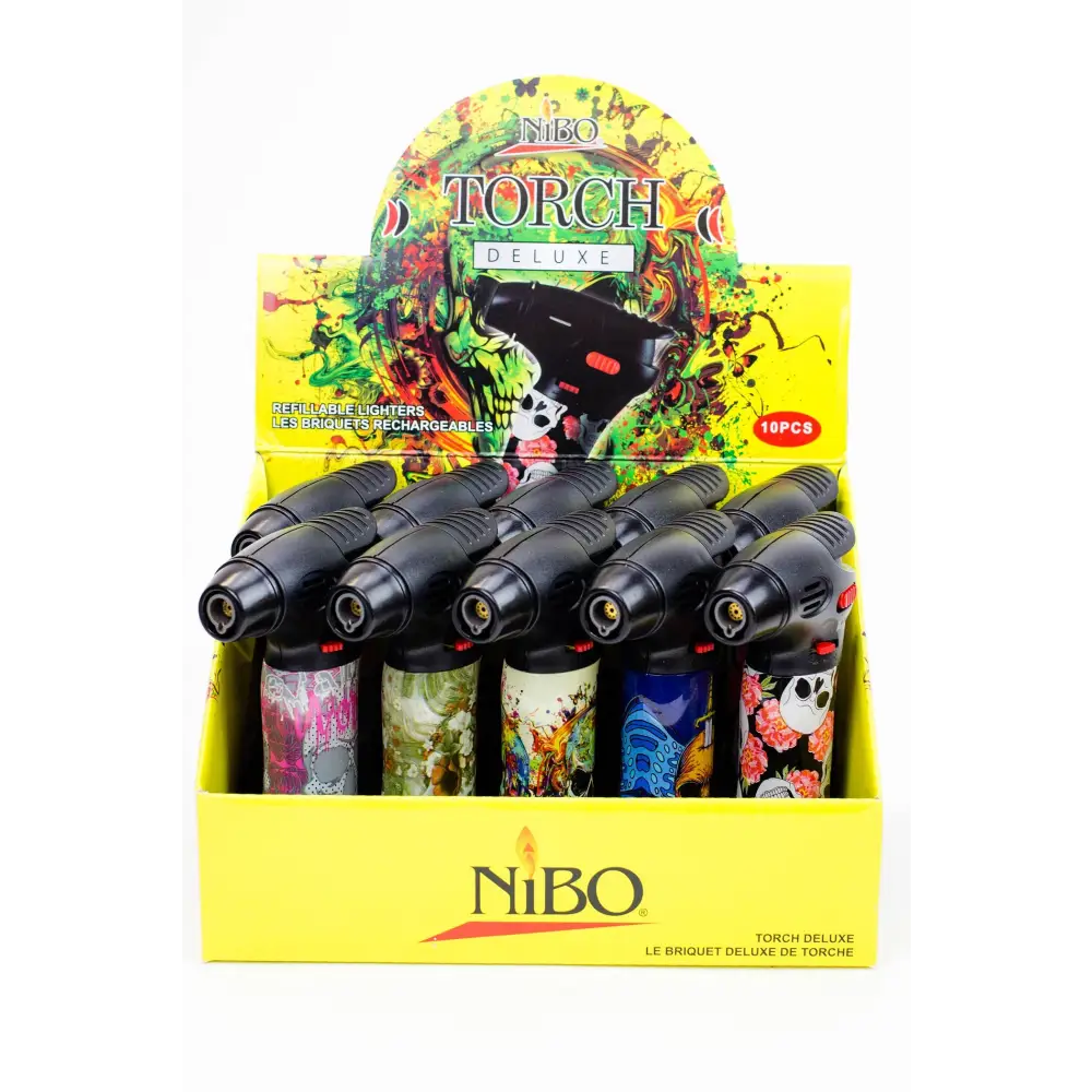 New! Nibo easy grip deluxe torch lighter Box of 10_0