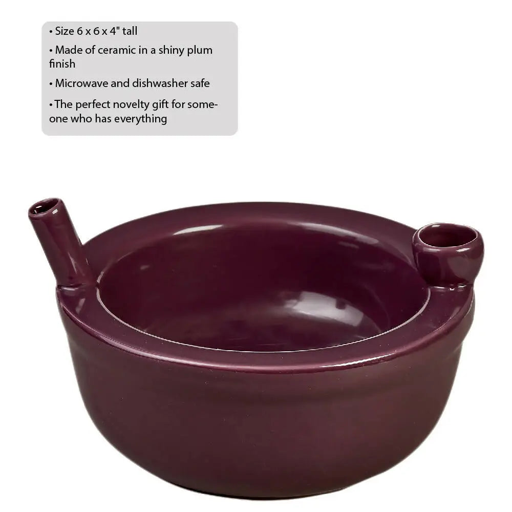 NOVELTY ROAST & TOAST CEREAL BOWL - PLUM COLOR_1