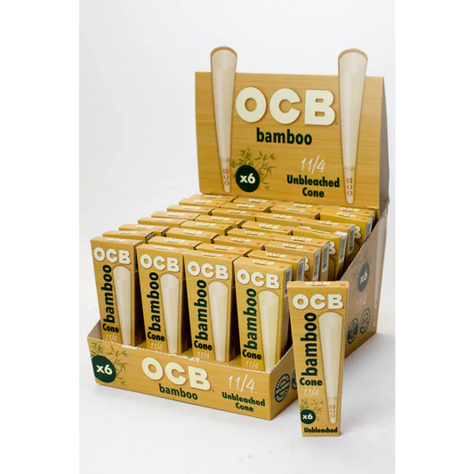 OCB Bamboo Cone 1 1/4 Box of 32_0