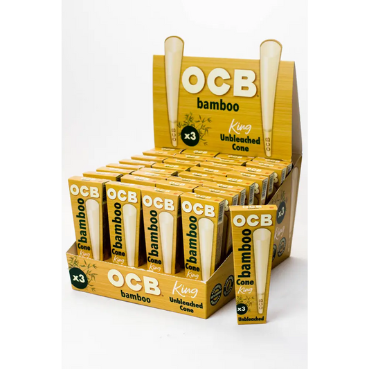 OCB Bamboo Cone King Box of 32_0