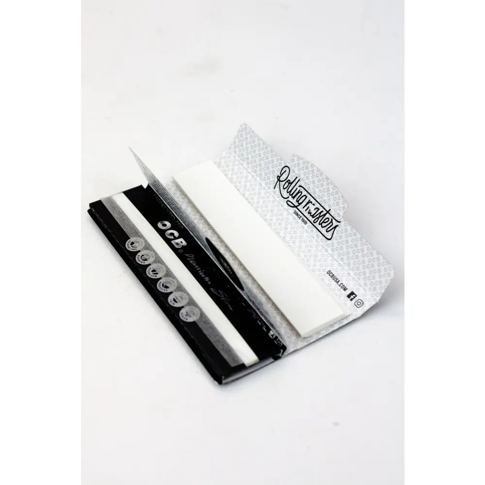 OCB King Slim Premium rolling paper with Tips_1