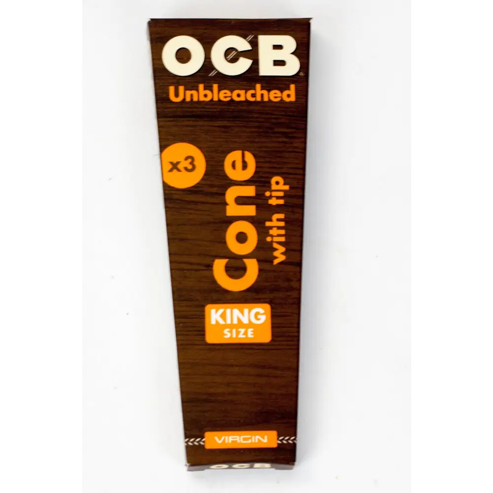 OCB Pre-rolled Cone - Virgin Unbleached Rolling Paper - King size_2