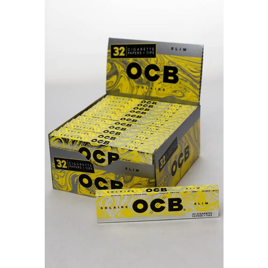 OCB Solaire slim rolling paper + Tips_0