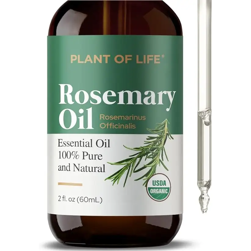 Plant of Life | Rosemary Essential Oil for Aromatherapy Hair, Skin, & Nails (1 oz / 30mL)_0