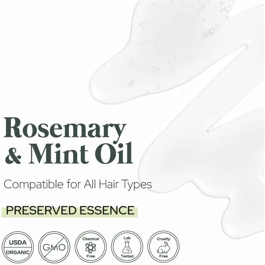 Plant of Life | Rosemary Mint Essential Oil for strengthening Hair & Skin (2oz / 60mL)_1