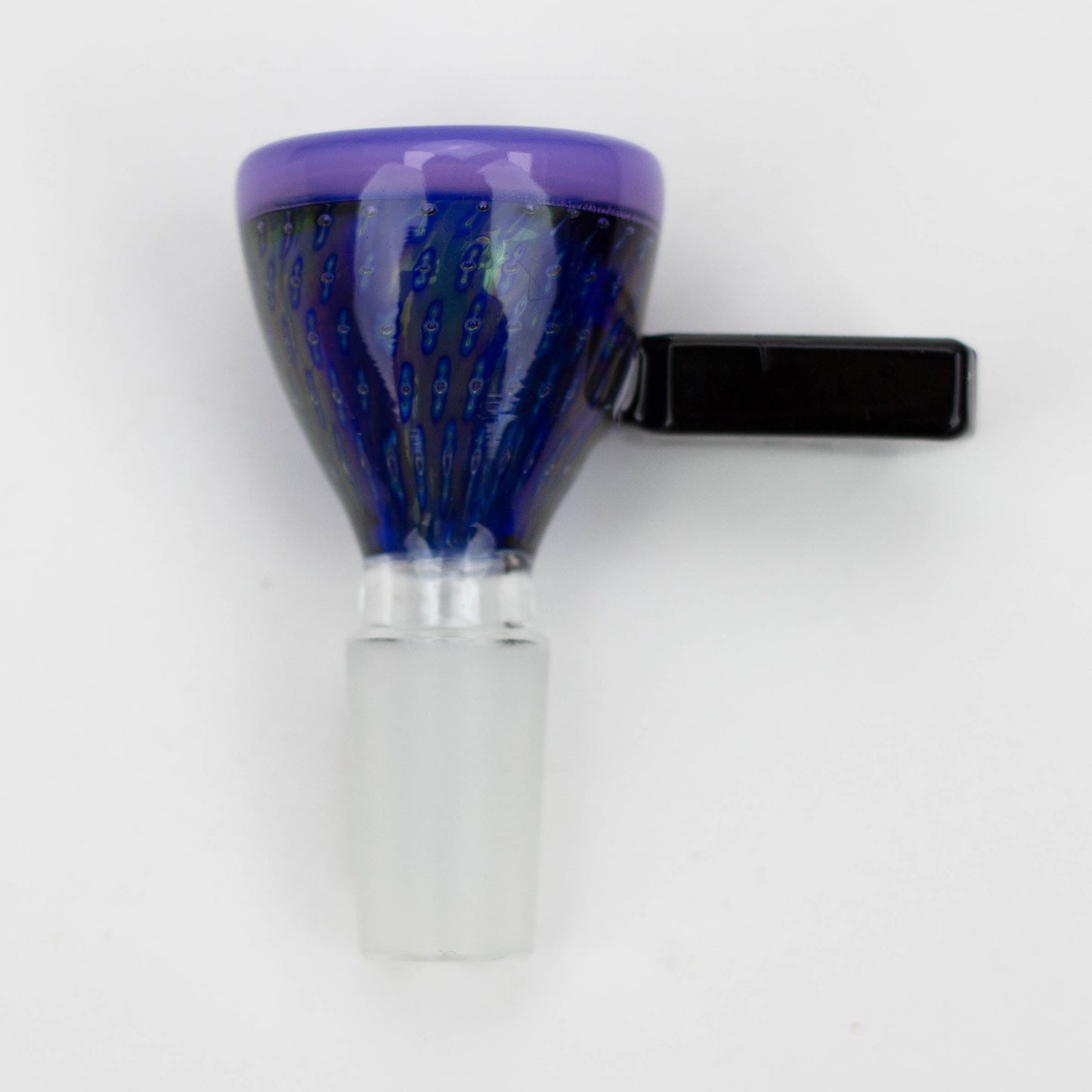 These beautiful bowls feature intricate fumed designs on the outside wall and a single-colour inside wall which also extend to the rim. The glass is slightly translupreemo - Double Wall Fumed Bowl [P072]Bongs Accessoriesempire420